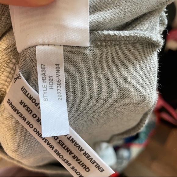 J. Crew Relaxed Fit Velour Hoodie L - Picture 7 of 7